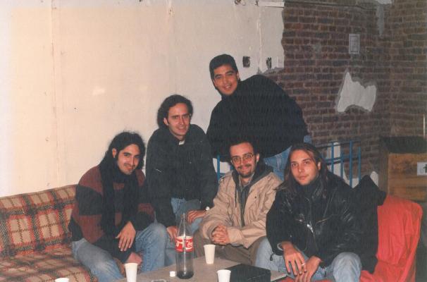 1996. Sebastián Nuñez, Hernán Labollita, Marcelo Labollita, Alejandro Aguerres, Christian Lo Verso